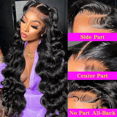 Dowstalgirl HD lace frontal close-up showing breathable, invisible edge for seamless wear.