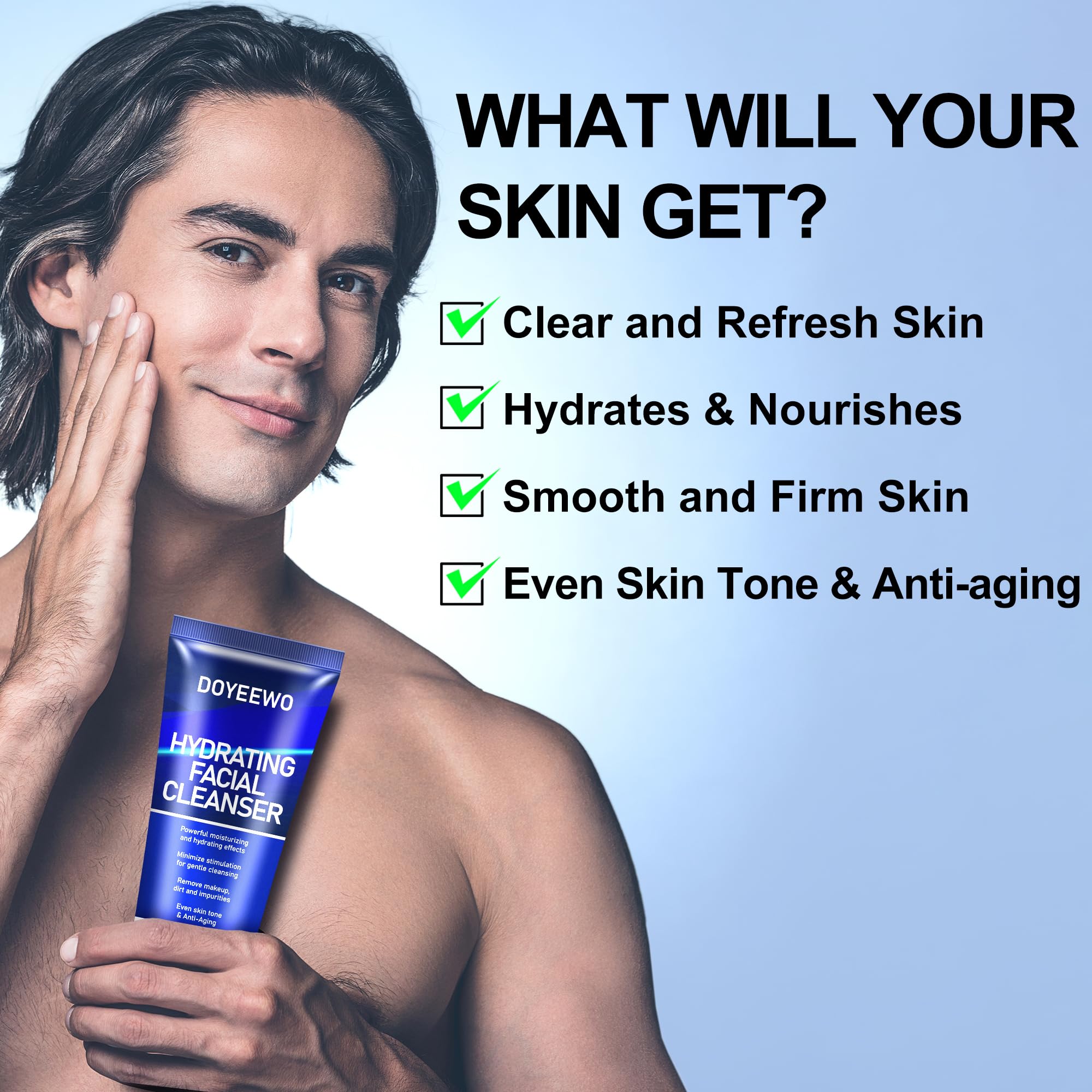 DOYEEWO Face Moisturizer jar locks in moisture for lasting softness.