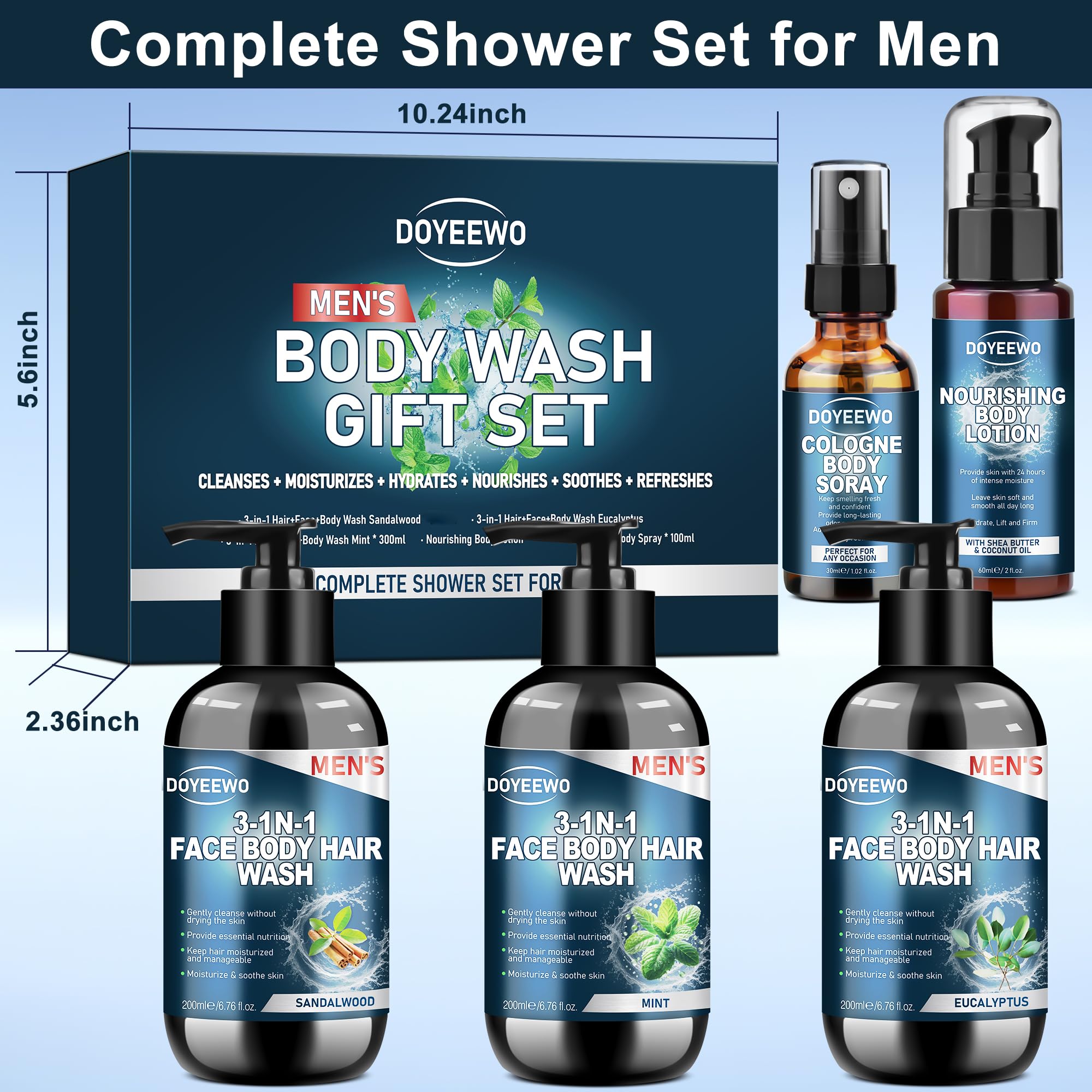DOYEEWO gift-ready packaging illustrating thoughtful present for him.