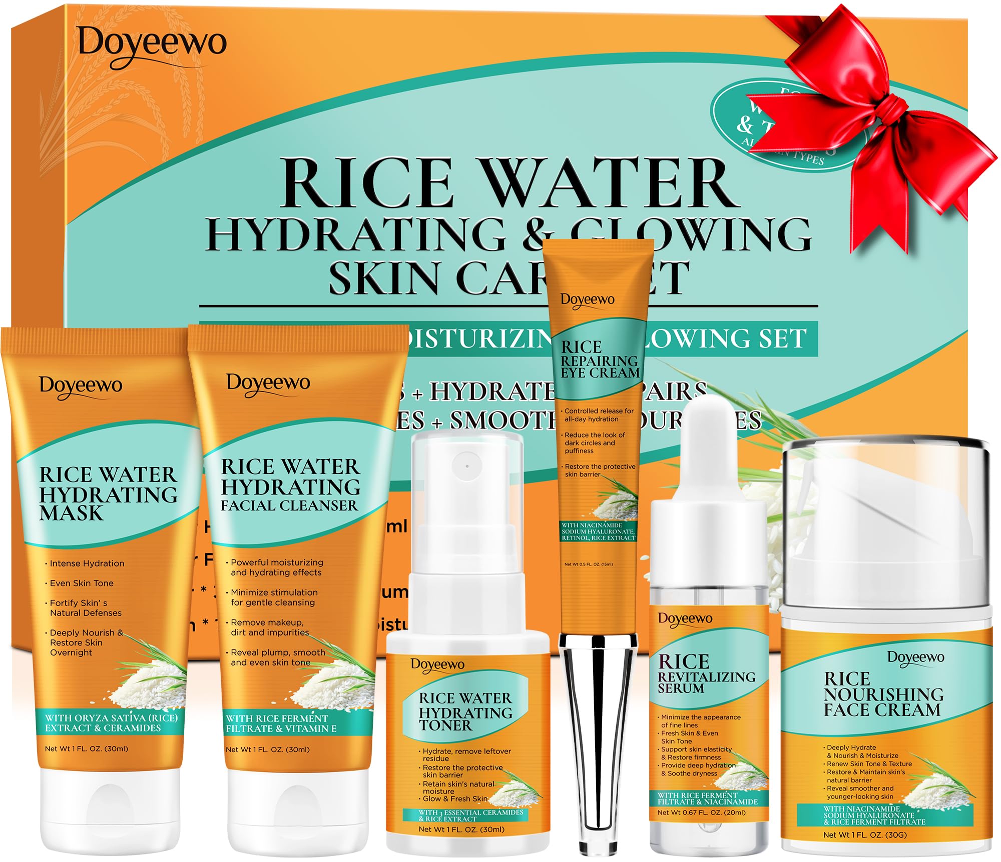 DOYEEWO makeup remover bottle for gentle makeup removal and refreshed skin.