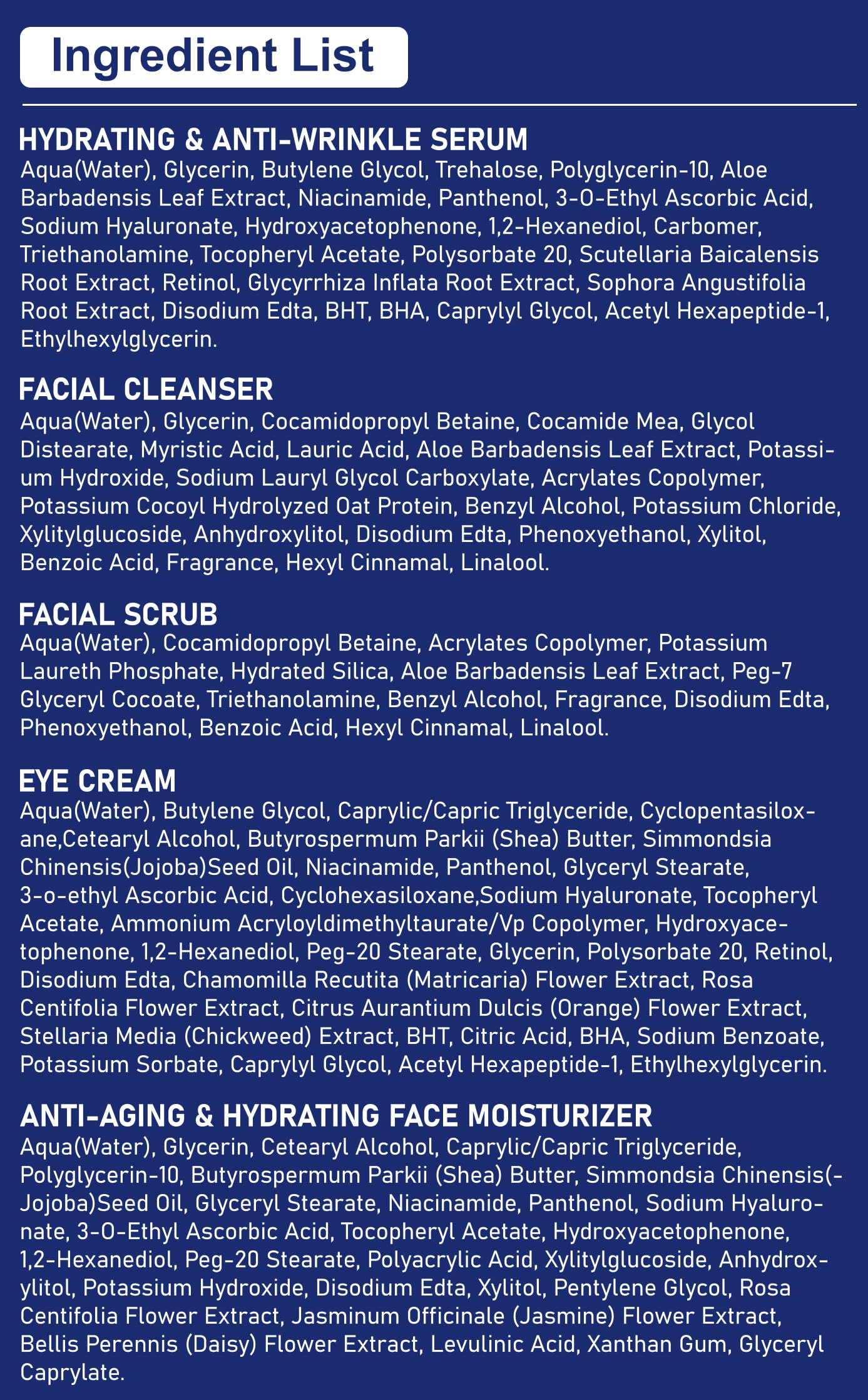 DOYEEWO Skincare routine steps diagram outlines easy daily regimen.