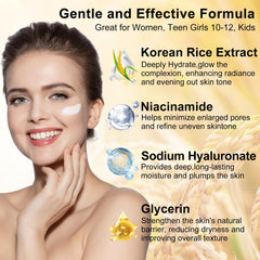 DOYEEWO serum bottle provides deep hydration for a radiant complexion.