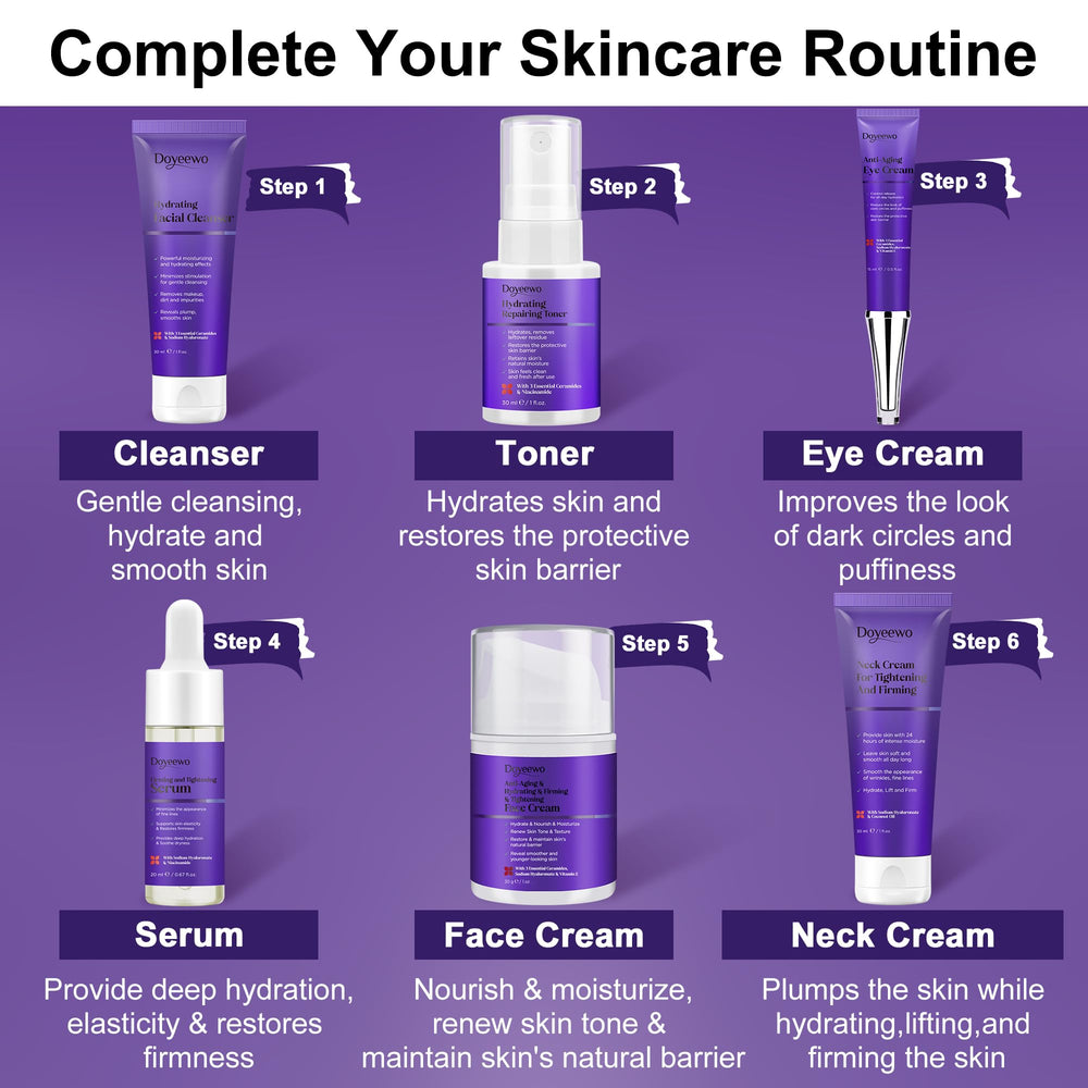 DOYEEWO eye cream image focusing on reducing puffiness and brightness