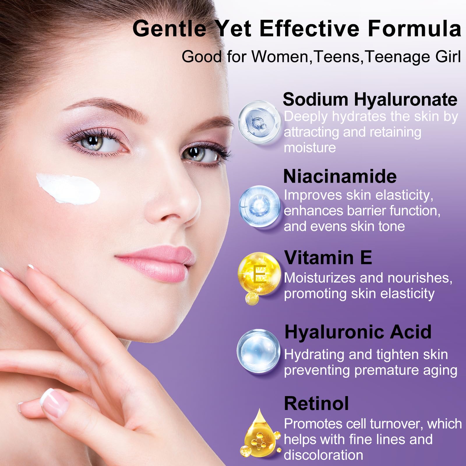 DOYEEWO serum image showing plump hydration and smoother texture