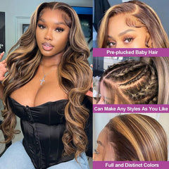 DPEFWYG Pre-plucked baby hairs on hairline for ready-to-wear look