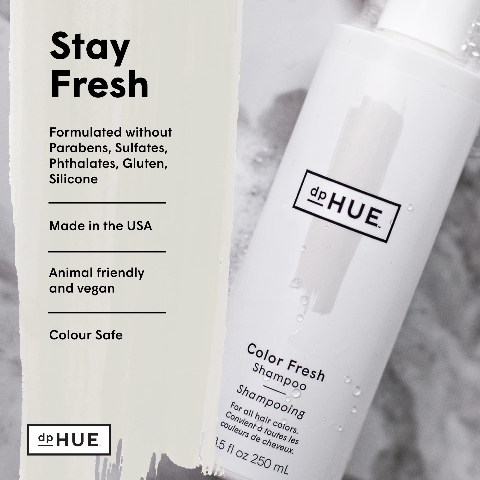 dpHUE Color Fresh Shampoo color protection for natural and treated hair