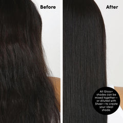 dpHUE Gloss+ color swatches showing multi-dimensional shine.