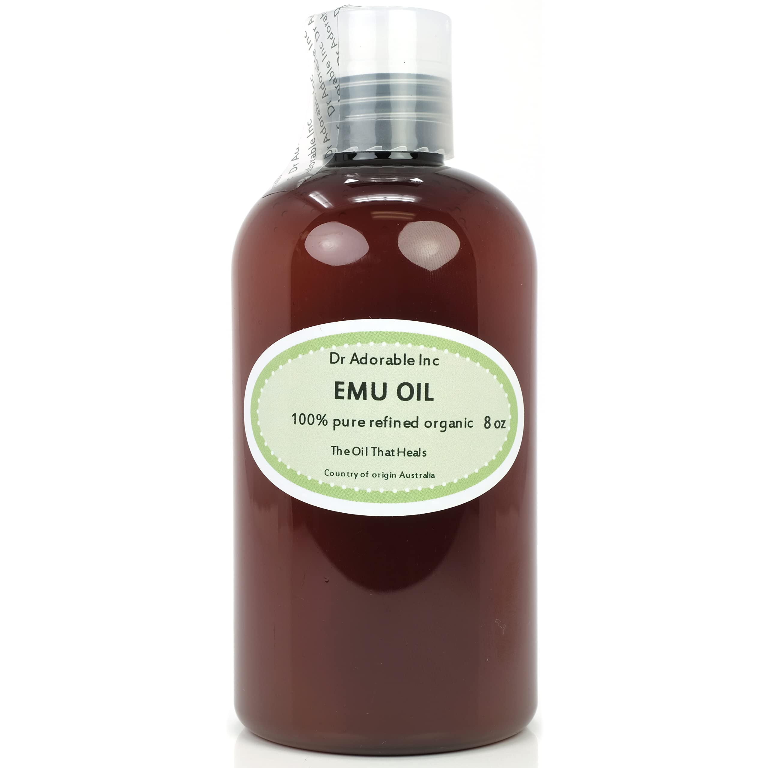 Dr Adorable Australian Emu Oil bottle for daily skin nourishment