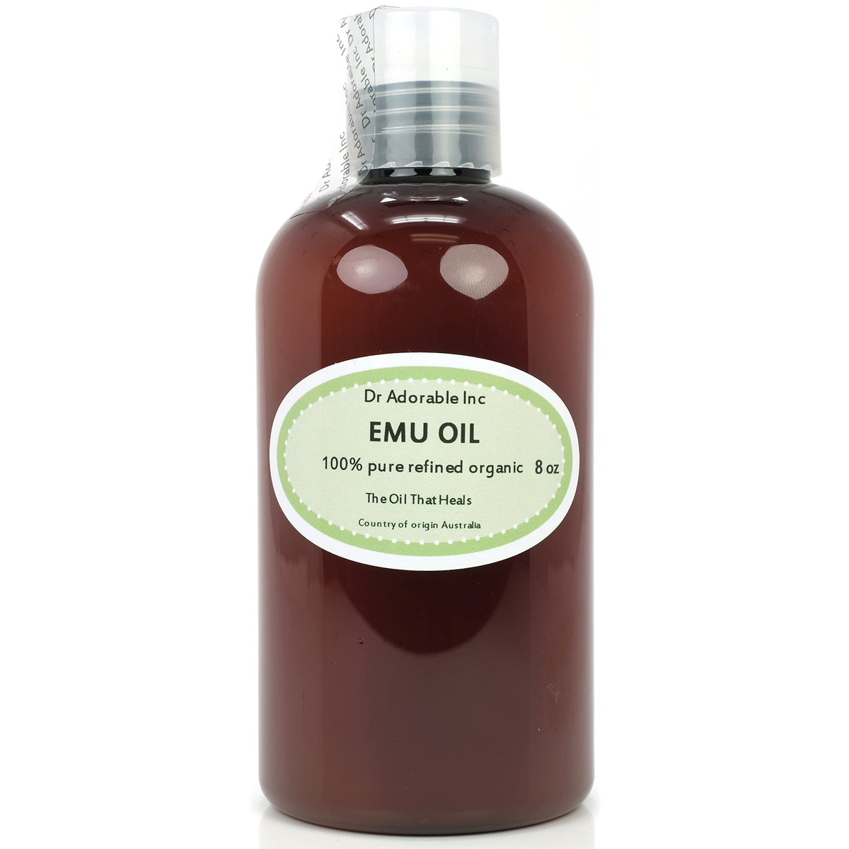 Dr Adorable Australian Emu Oil bottle for daily skin nourishment
