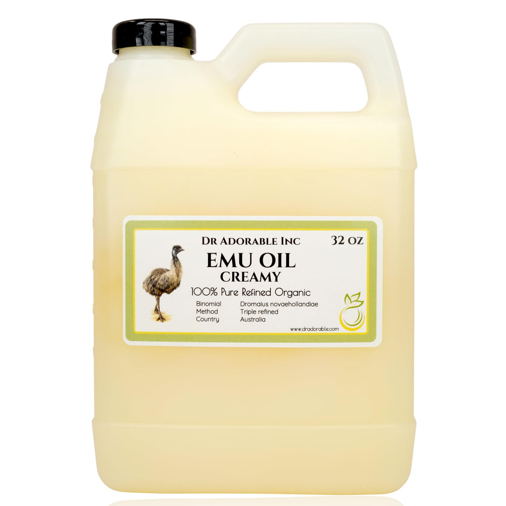 Dr Adorable Creamy Emu Oil bottle for smooth, hydrated skin