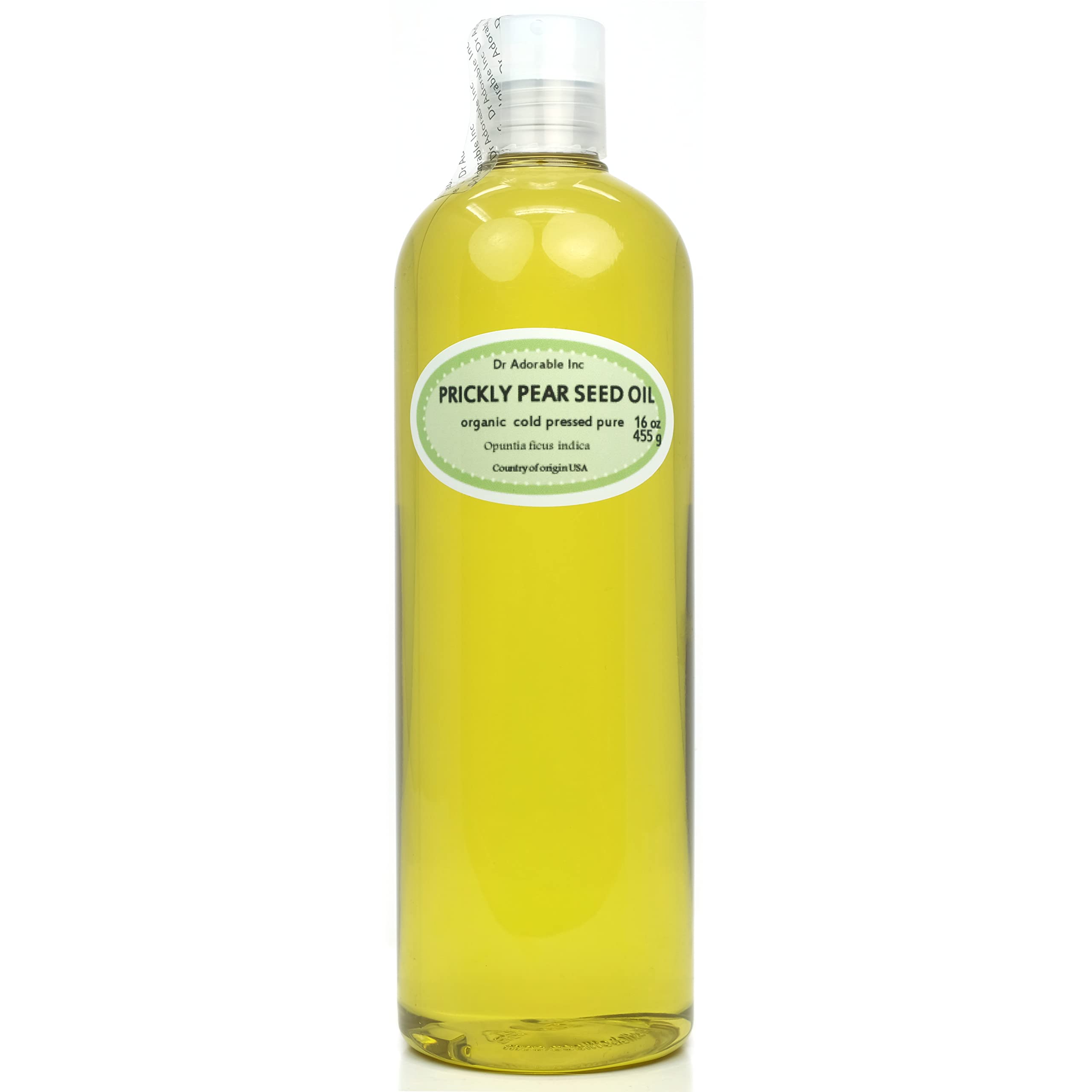 Dr Adorable prickly pear seed oil bottle for pure hydration and lightweight absorption.
