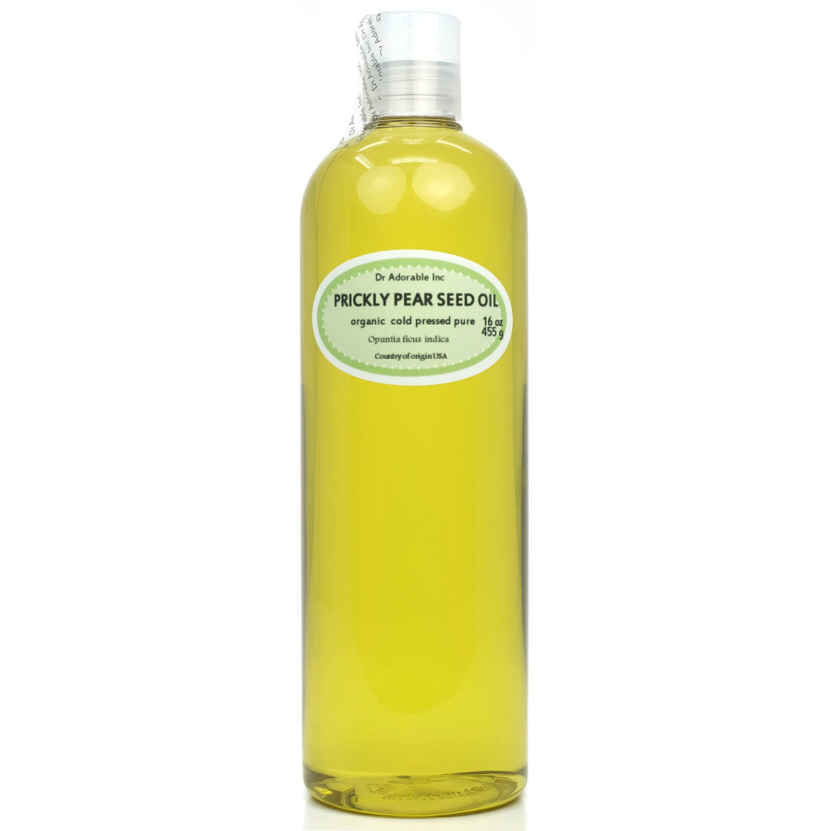 Dr Adorable prickly pear seed oil bottle for pure hydration and lightweight absorption.