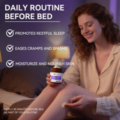 DR.Afanyr Magnesium Lotion lavender flowers hint at spa-like calm and mood support.
