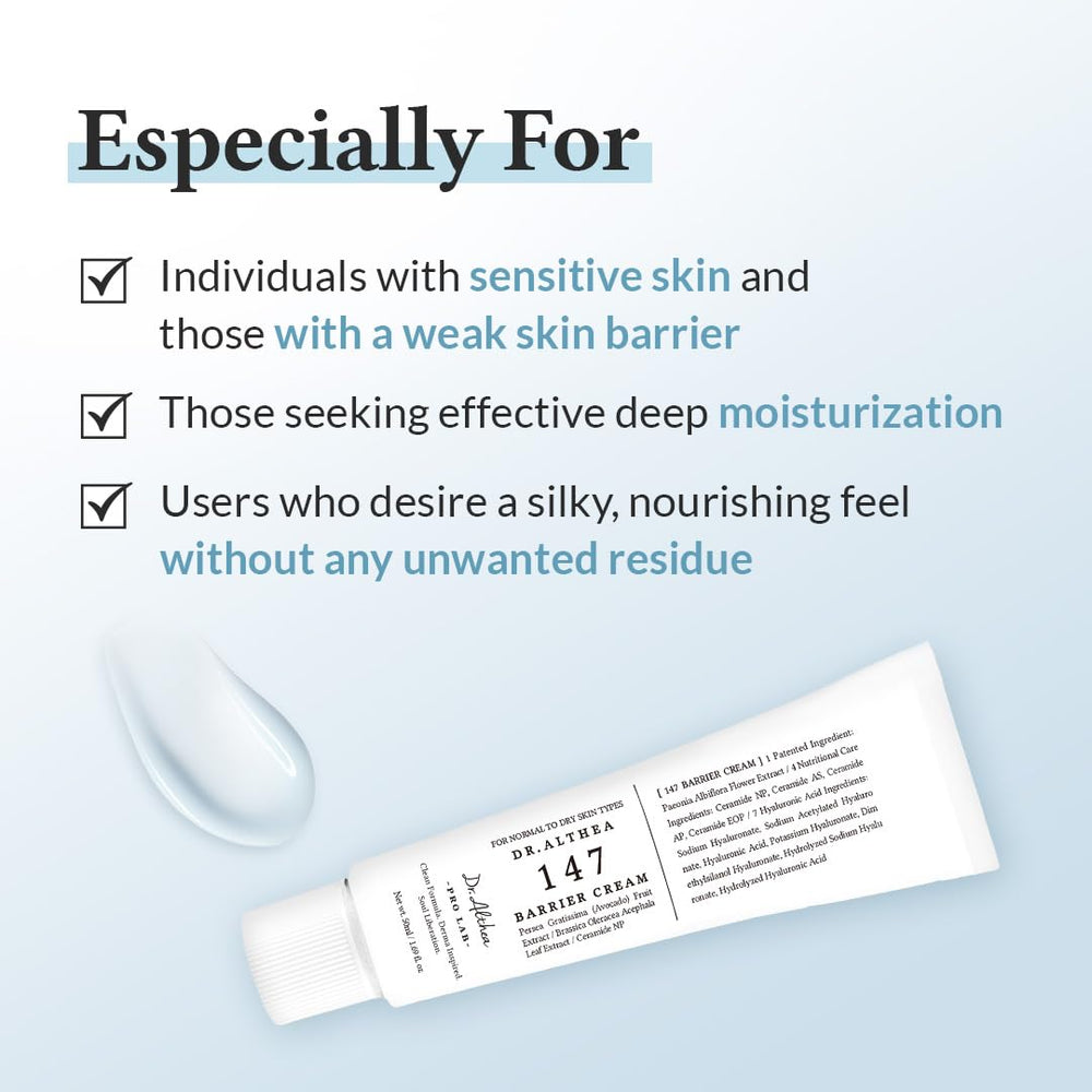 Dr.Althea vegan-certified barrier cream signals ethical skincare