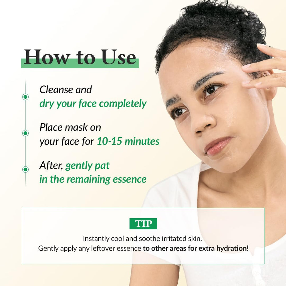 Dr.Althea Cushion Veil mask application closeup demonstrating easy, soothing use