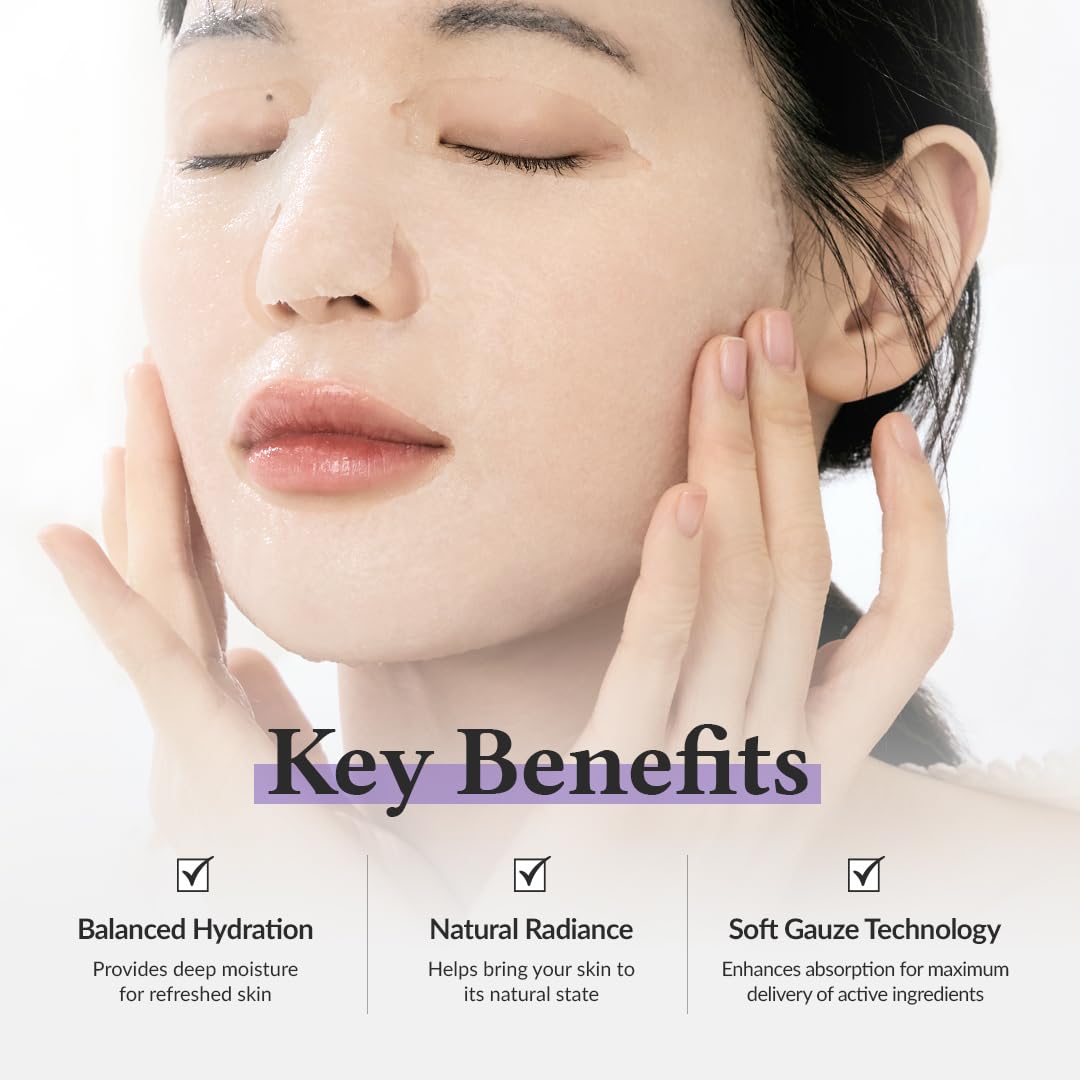 Dr.Althea Jelly Seal Dewy Mask dual-layer gel delivers lasting moisture.