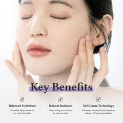 Dr.Althea Jelly Seal Dewy Mask dual-layer gel delivers lasting moisture.