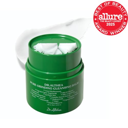Dr.Althea Pure Grinding Cleansing Balm with sorbet texture provides refreshing, non-greasy cleanse