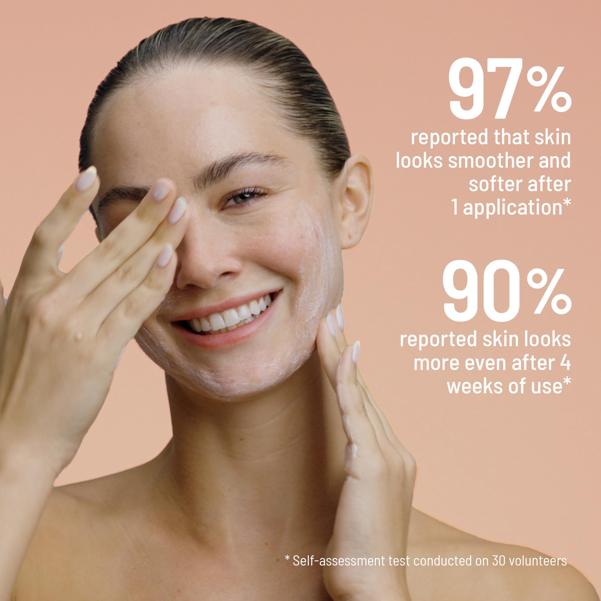 Dr. Brandt Advanced Microdermabrasion exfoliator back-label shot communicates safe usage for sensitive skin.