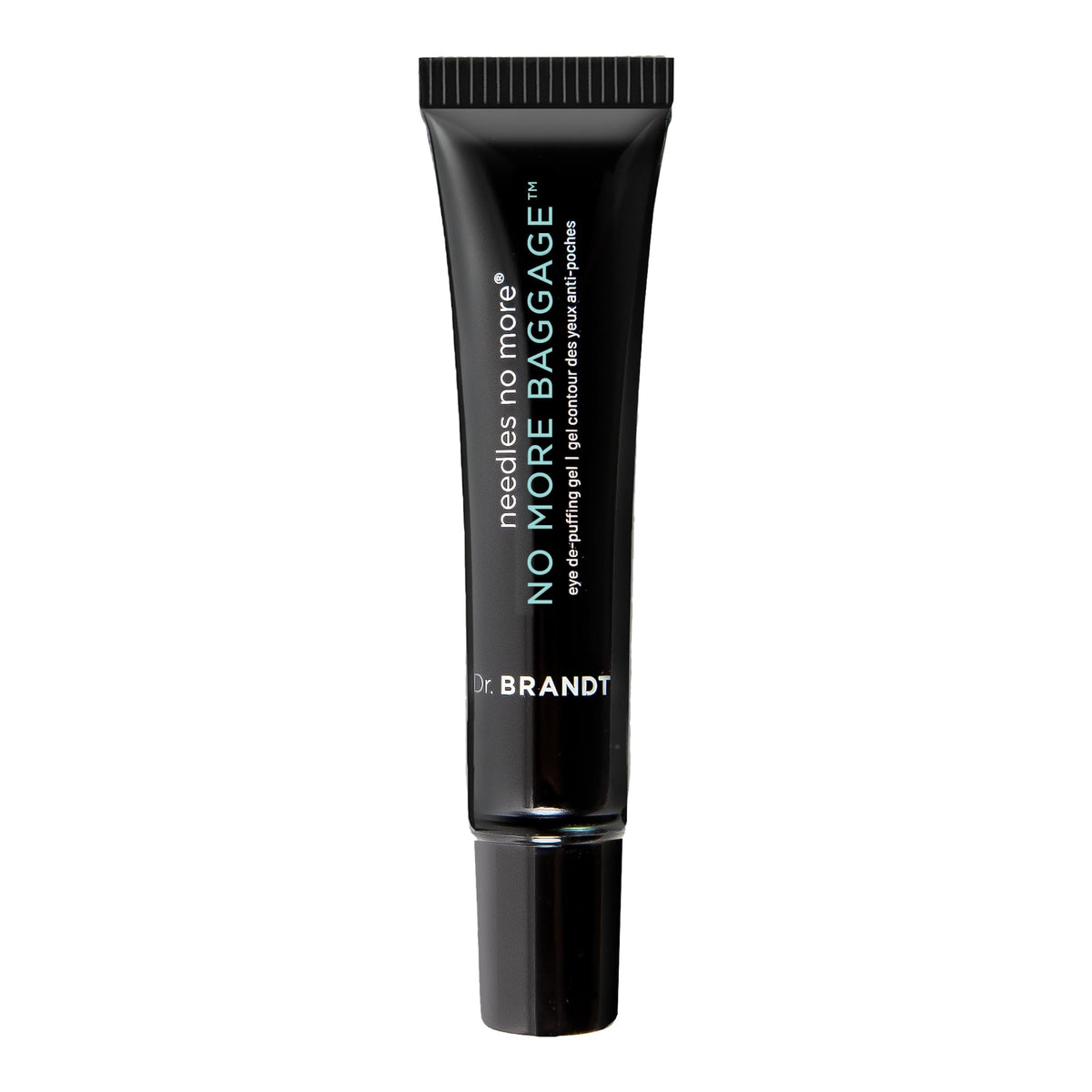 Dr. Brandt Needles No More Baggage jar — compact eye-care for on-the-go routines