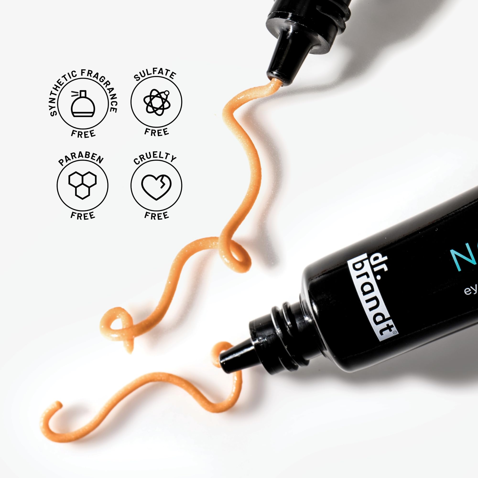 Dr. Brandt Needles No More Baggage jumbo-size bottle suits daily routines.