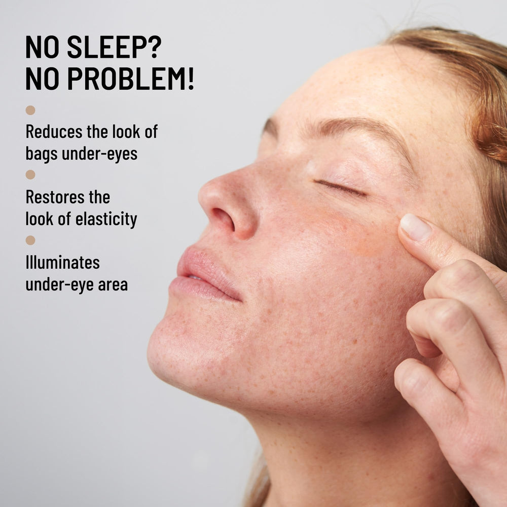Dr. Brandt Needles No More caffeine and peptides — supports under-eye contours