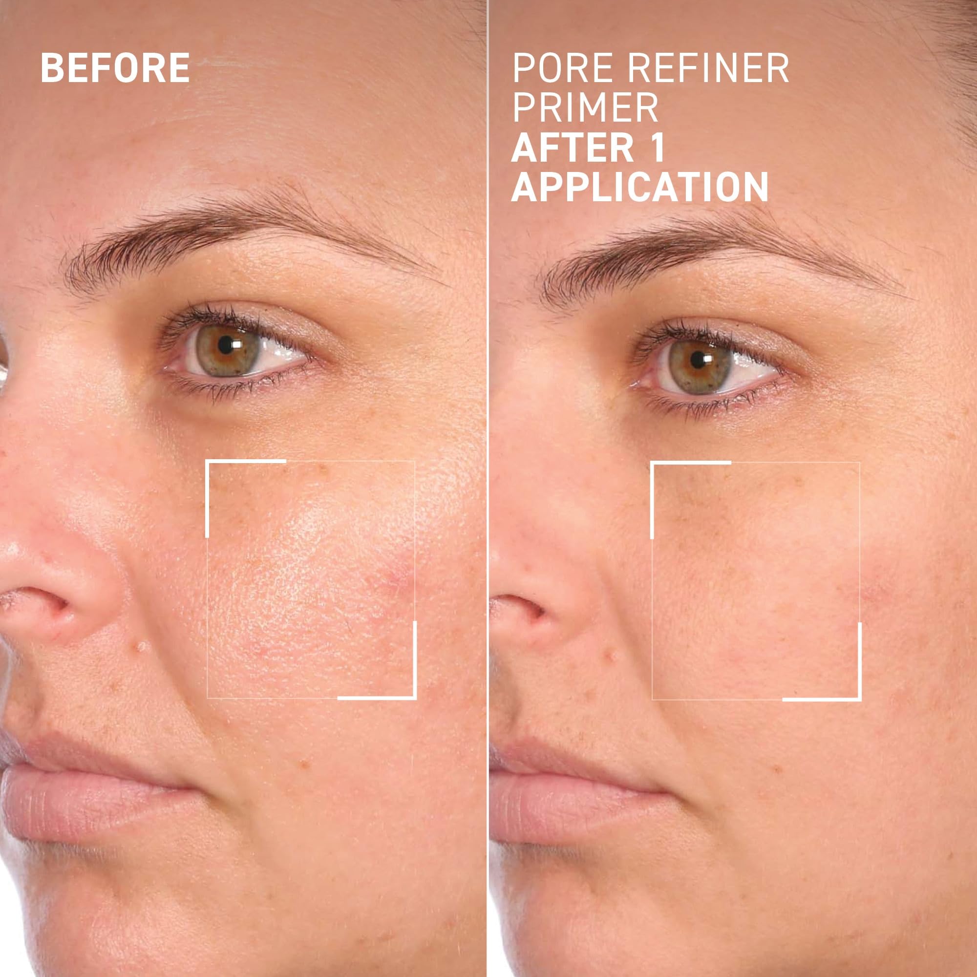 Dr. Brandt Pores No More primer with oil-absorbing spheres in action