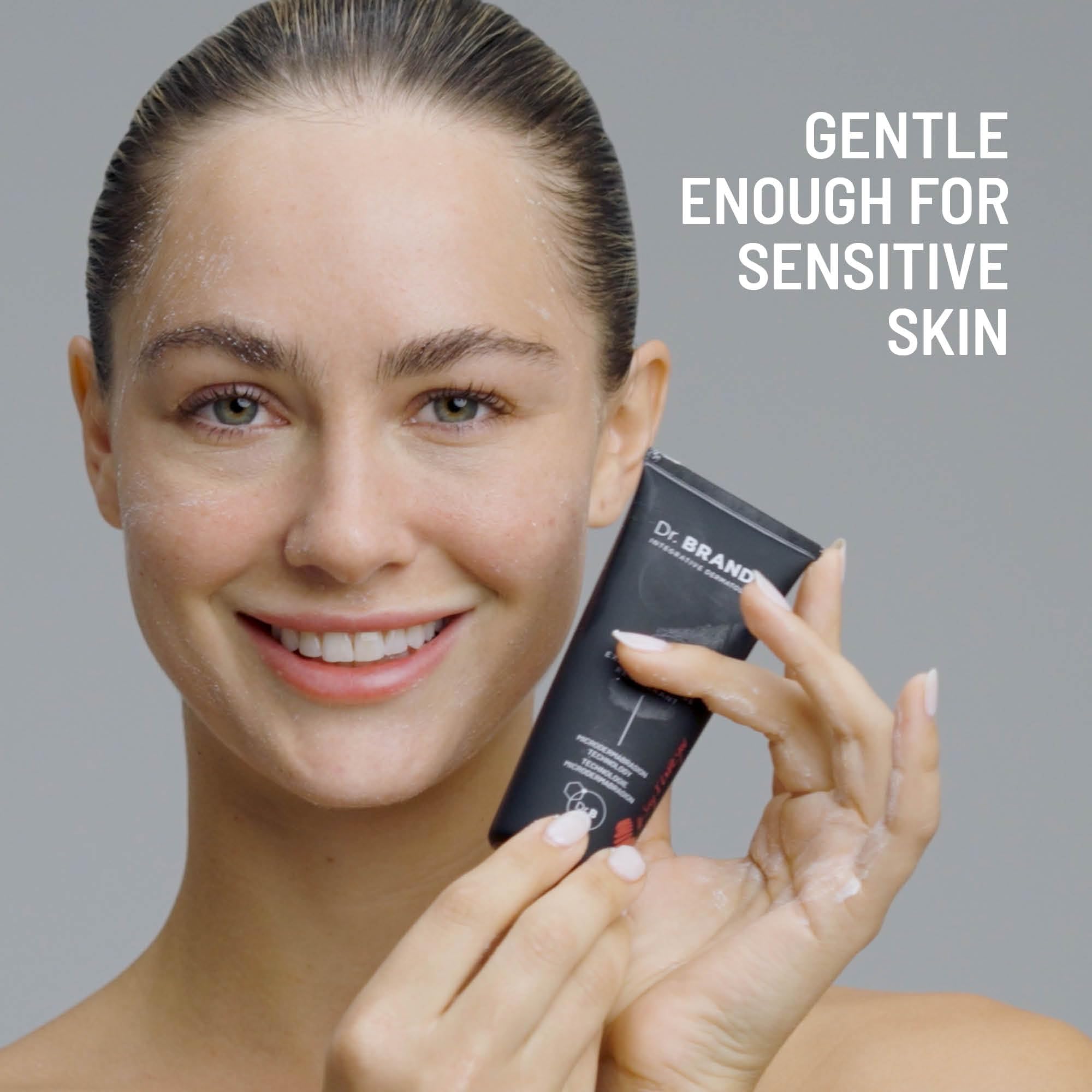 Dr. Brandt Skincare clinical-set backdrop reinforces doctor-designed formulas for safe results