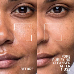 Dr. Brandt Skincare Pore Purifying Cleanser close-up texture reveals gentle exfoliation