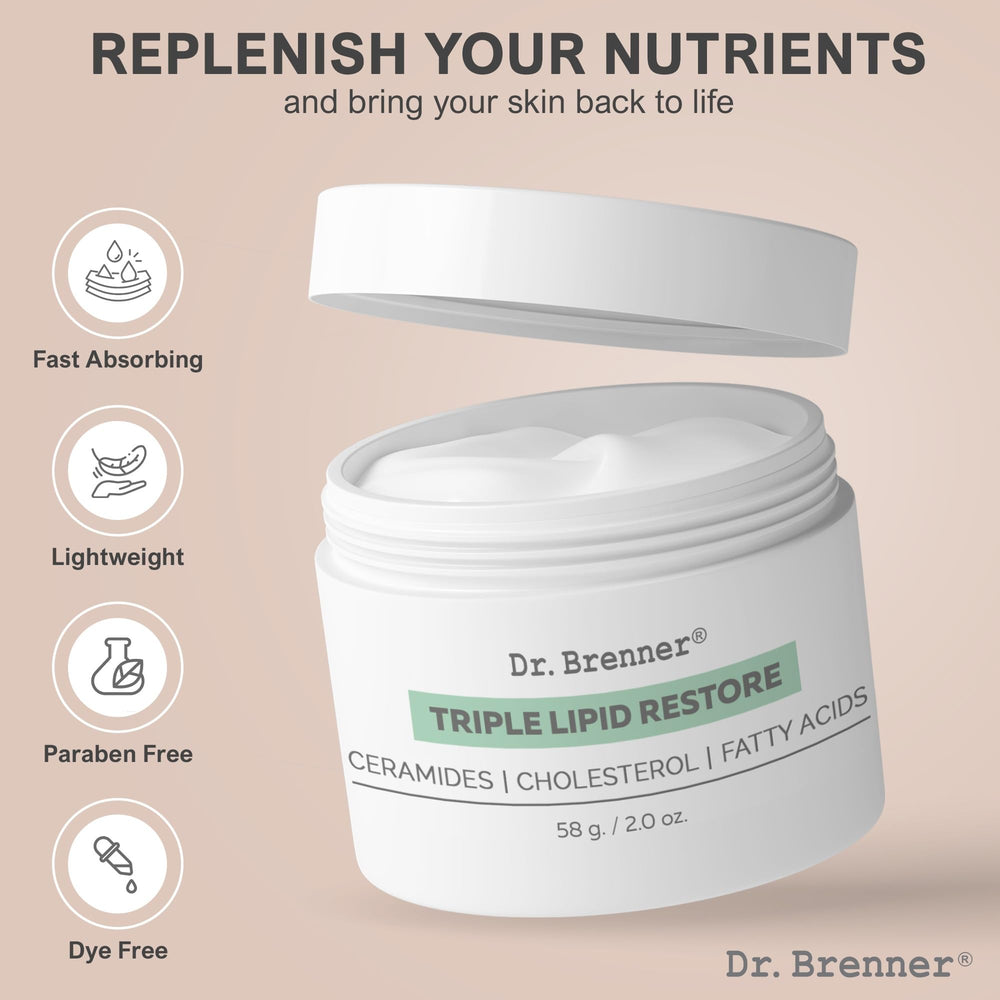 Dr Brenner 2oz tube packaging ideal for travel-friendly skin care