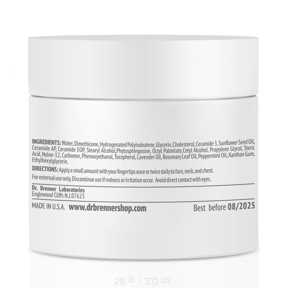 Dr Brenner skin-improvement portrait after application shows improved radiance