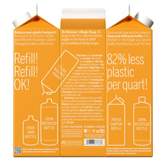 Dr. Bronner's Citrus aroma splash suggesting a bright cleaning moment.