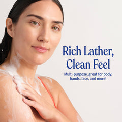 Dr. Bronner's eucalyptus soap label highlighting organic oils and fair trade ingredients