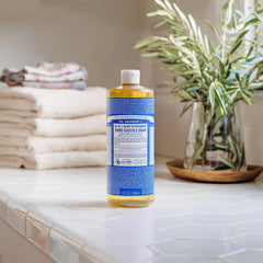 Dr. Bronner's organic oils blend highlights all-natural cleansing potential