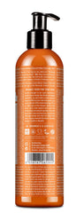 Face and body application of Dr. Bronner's orange-lavender lotion for gentle moisture