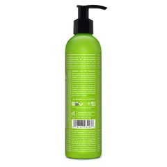 Dr. Bronner's Organic Lotion label highlights organic and fair-trade commitments.