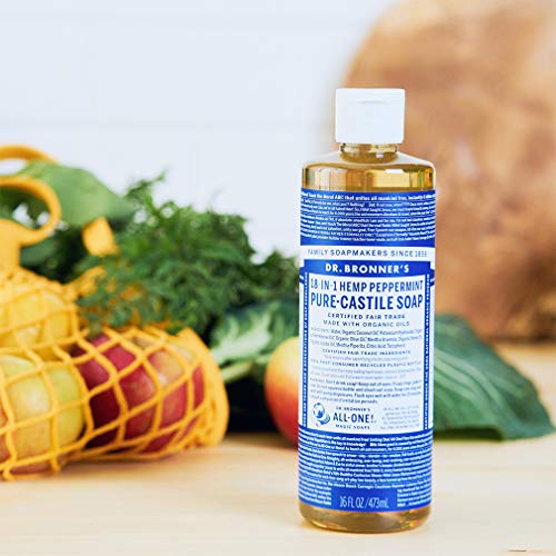 Dr. Bronner's organic oils and fair-trade ingredients featured in this product