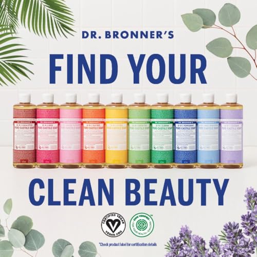 Dr. Bronner's Almond Castile pets-use image shows gentle cleaning for pets.