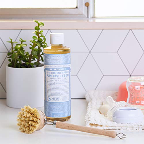 Close-up of Dr. Bronner's Pure-Castile Baby Unscented formula