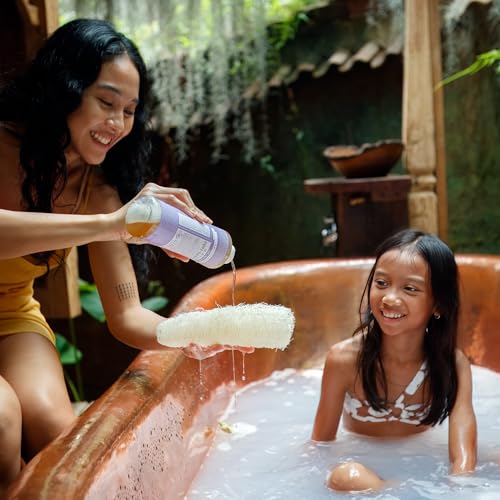 Dr. Bronner's lavender hand soap with gentle foaming cleanse.