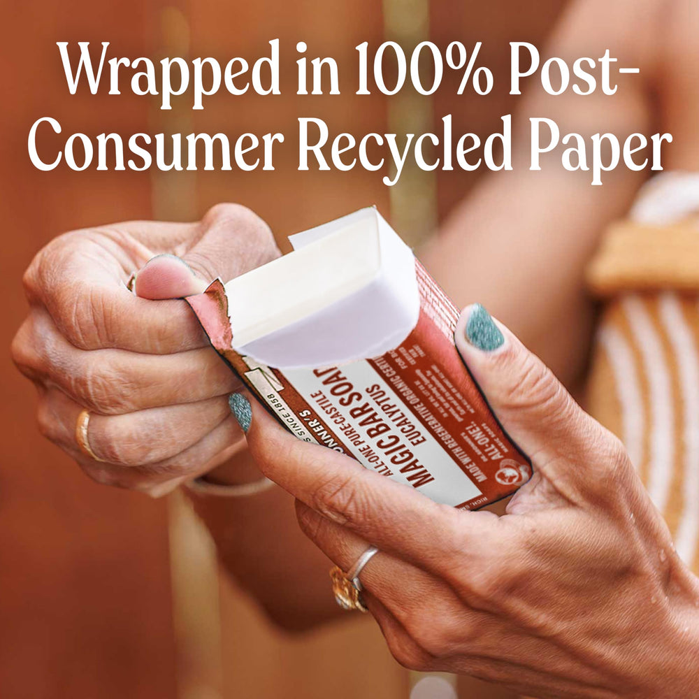 Post-consumer packaging underscores sustainability while preserving cleansing power.