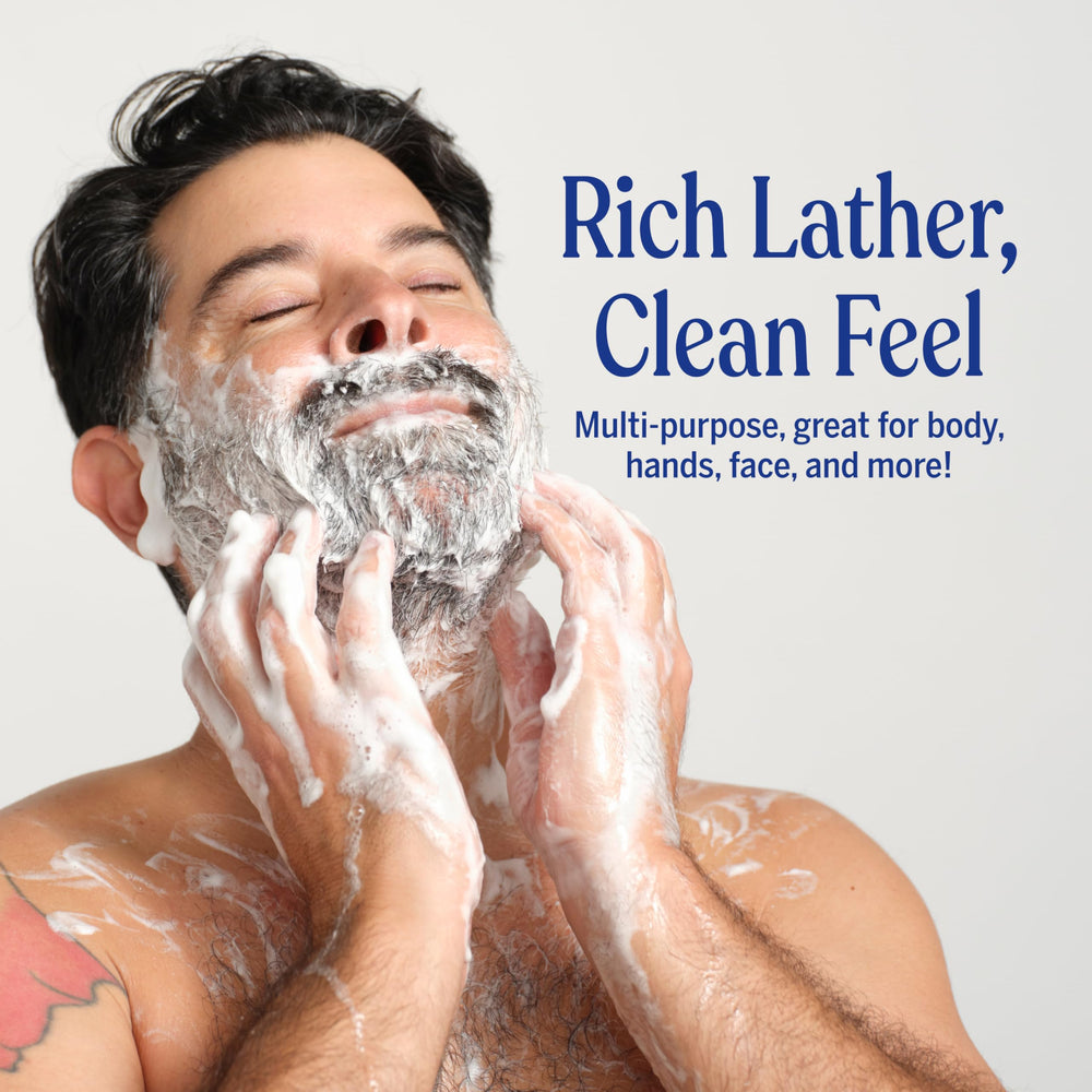 Dr. Bronner's plant-based ingredients label highlights organic origin.