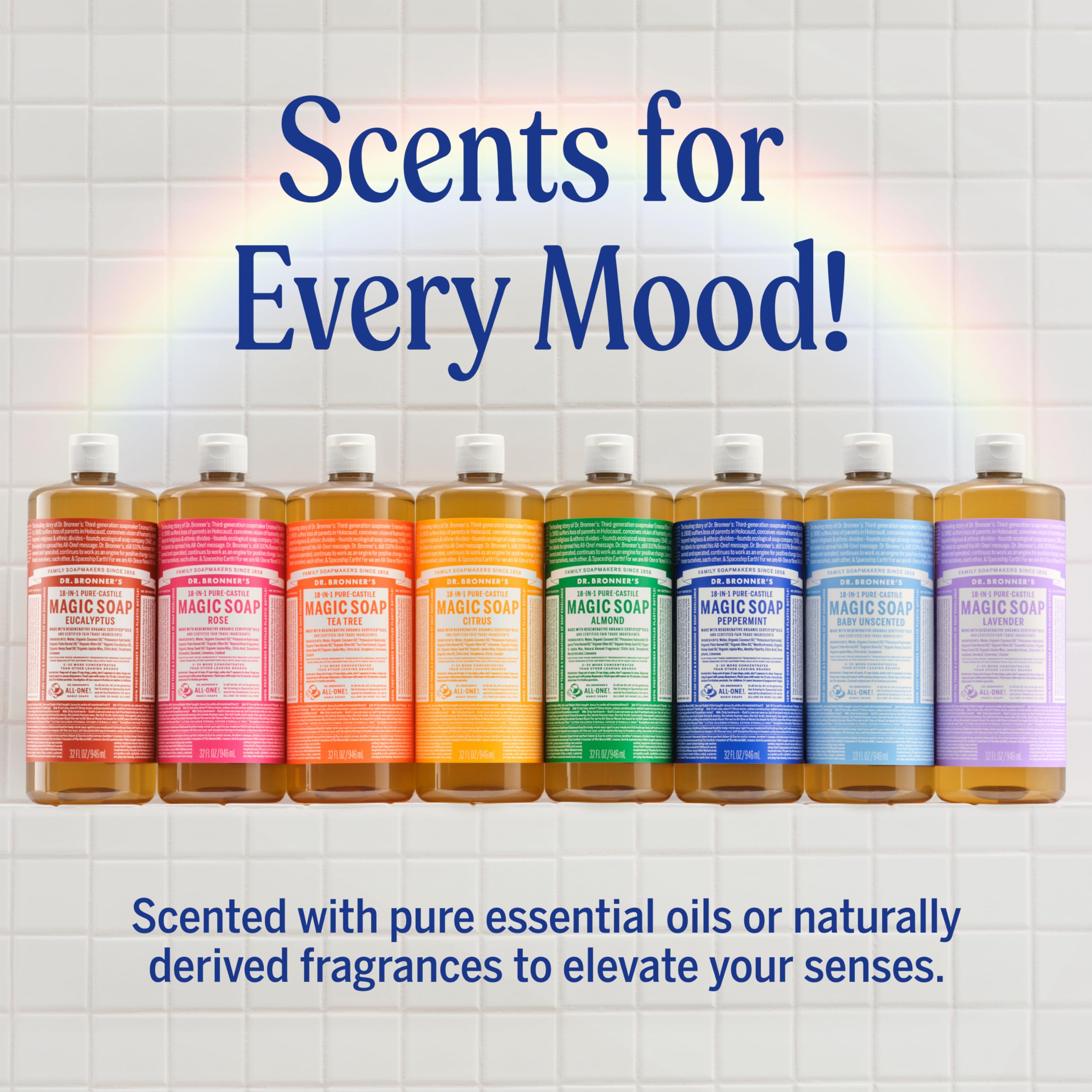 Dr. Bronner's regenerative organic oils highlight ethical sourcing for vegan soap