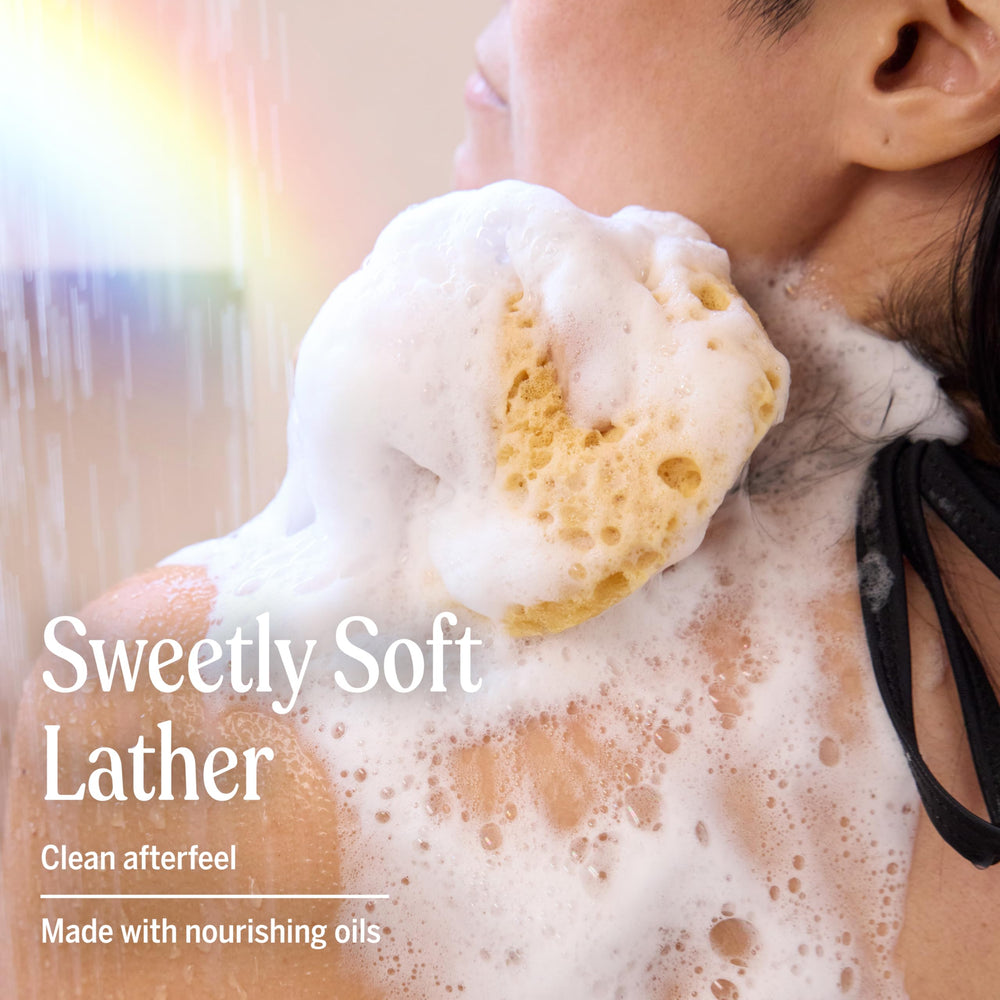 Dr. Bronner's Tea Tree Sugar Soap uses organic sugar and shikakai powder