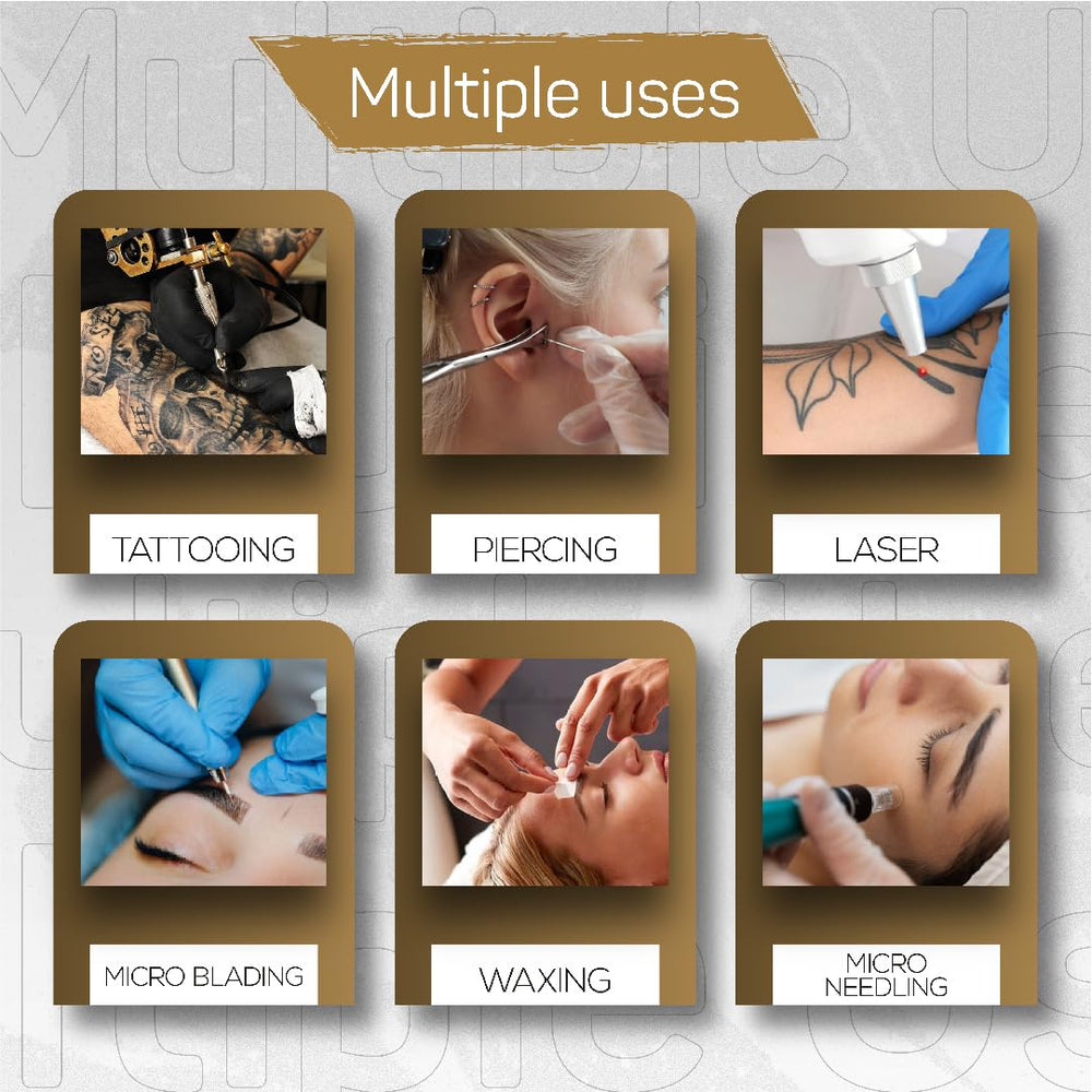 Dr Care Numbing Cream vegan cruelty-free symbol signals gentle care for all skin types.