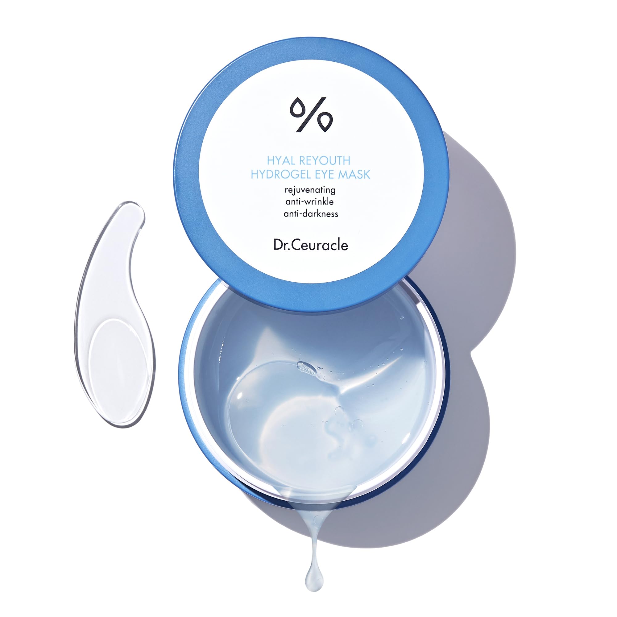 Dr.Ceuracle Hyal Reyouth eye mask packaging highlights hydration for tired under-eyes