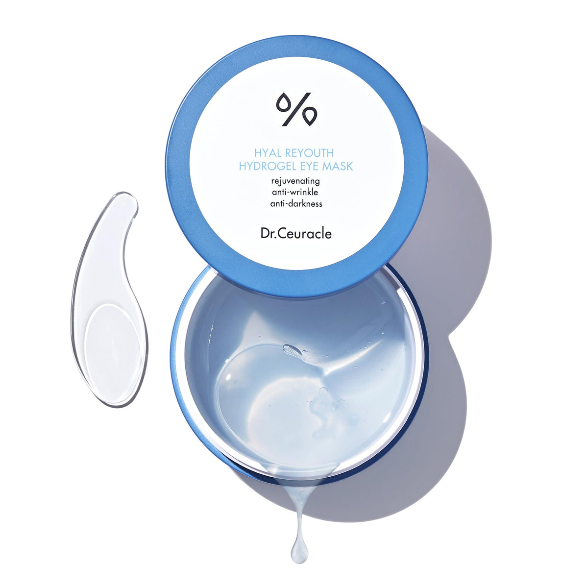 Dr.Ceuracle Hyal Reyouth eye mask packaging highlights hydration for tired under-eyes