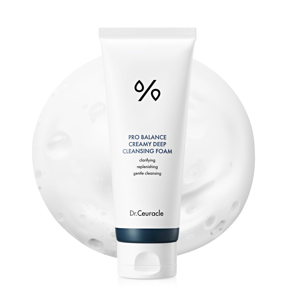 Dr.Ceuracle Pro Balance Creamy Cleanser foam texture provides gentle, hydrating cleansing