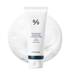Dr.Ceuracle Pro Balance Creamy Cleanser foam texture provides gentle, hydrating cleansing