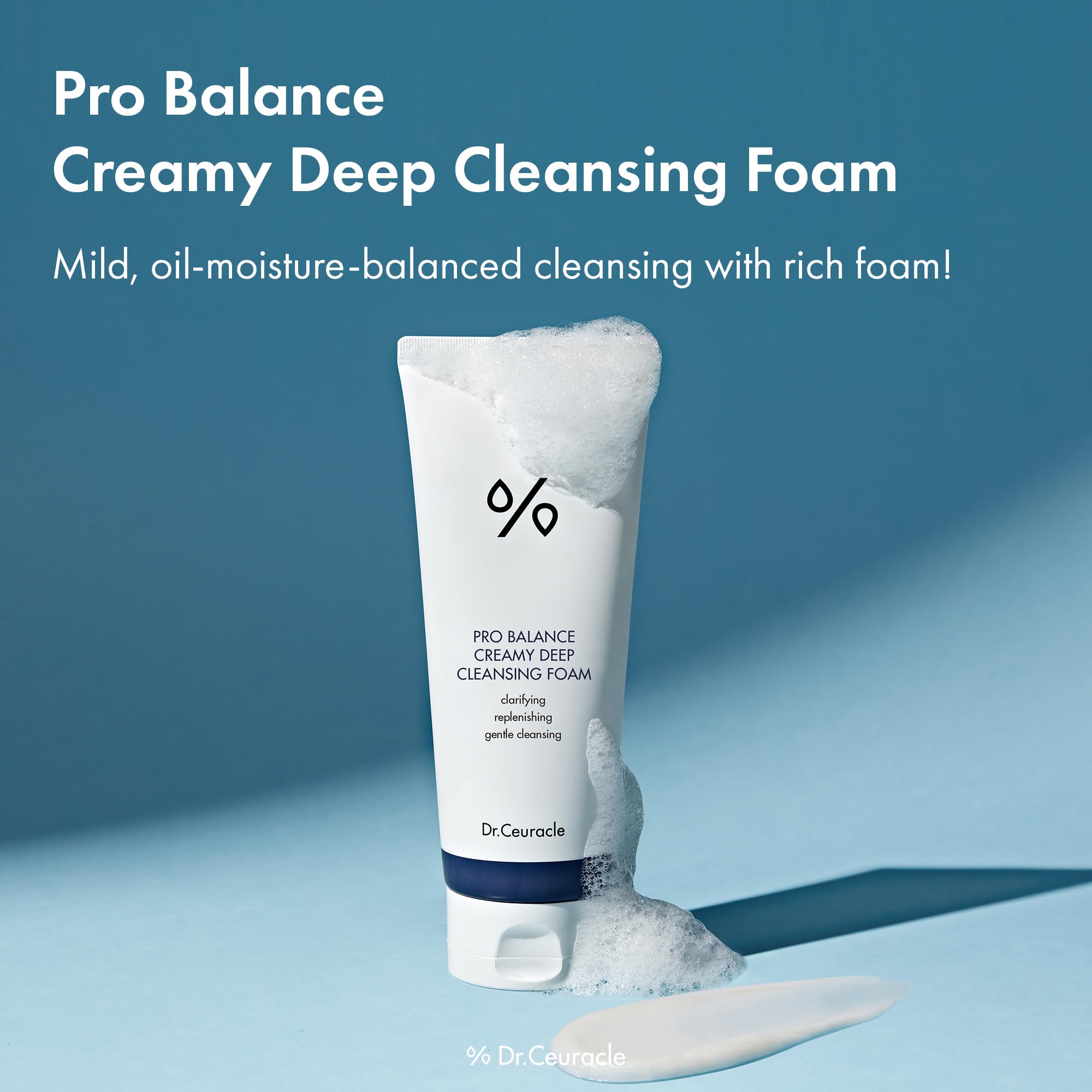 Dr.Ceuracle Pro Balance with hyaluronic acid leaves skin soft and refreshed after cleansing